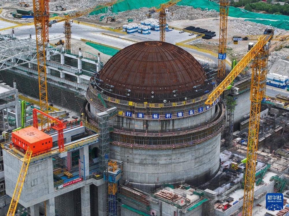 田灣核電基地7、8號機組工程建設穩步推進，助力能源結構優化